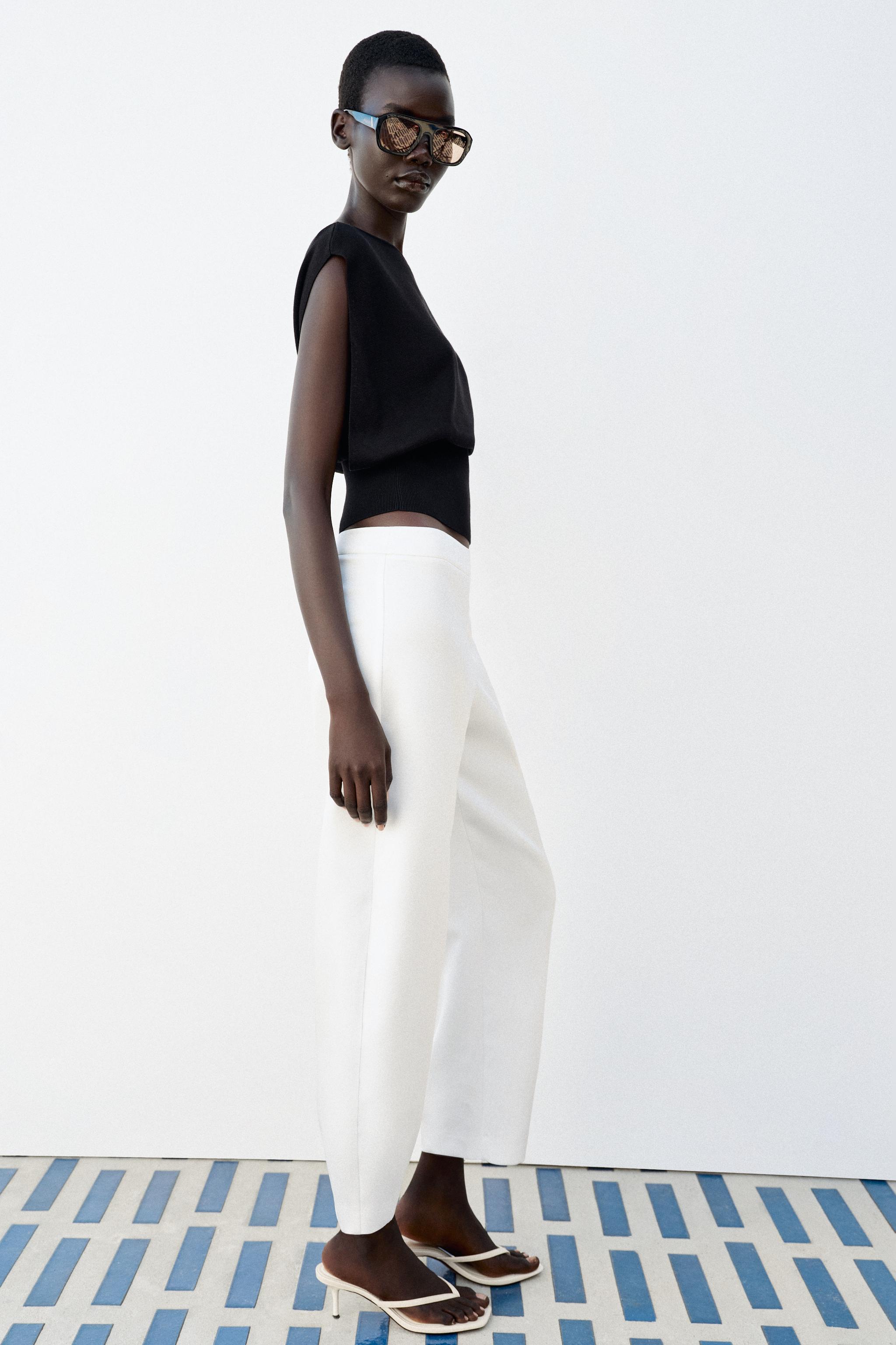 PANTALON BARREL SATINÉ